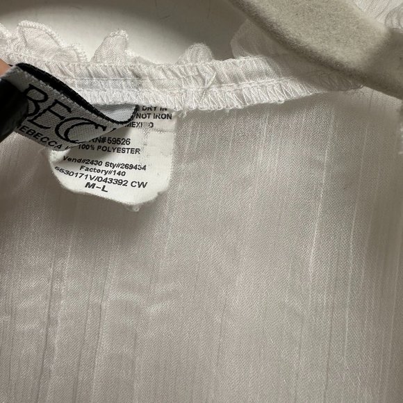 White Becca Beach Coverup - Picture 3 of 4